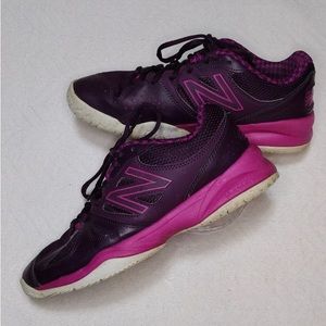 New Balance 696 Poison Berry Purple Tennis Shoes WC696PB